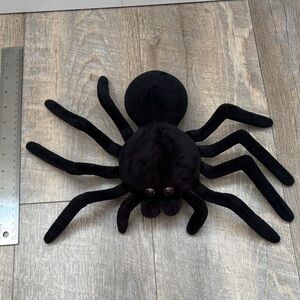 Black Stuffed Spider Toy